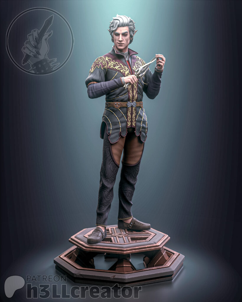 Astarion - Baldur’s Gate 3 - figurka 3D Drukarnia Marzeń