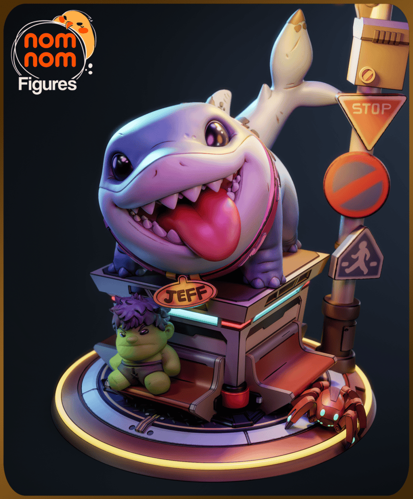 Chibi Jeff - Marvel Rivals - figurka 3D Drukarnia Marzeń