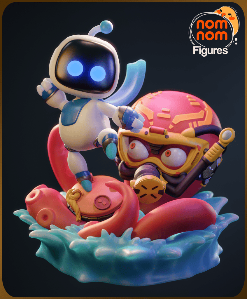 Chibi Astrobot - figurka 3D Drukarnia Marzeń