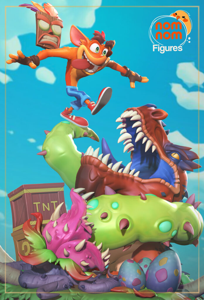 Crash Bandicoot - figurka 3D Drukarnia Marzeń