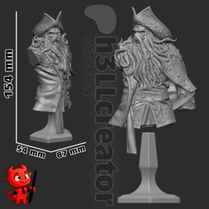 Davy Jones - Pirates of the Caribbean - miniatura 9