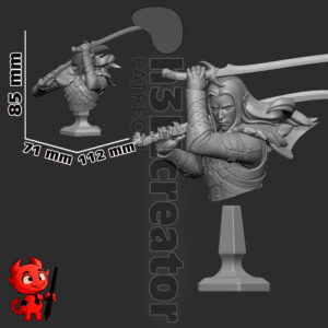 Drizzt Do'Urden - Dungeons & Dragons - miniatura 7