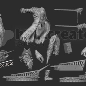 Davy Jones - Pirates of the Caribbean - miniatura 8
