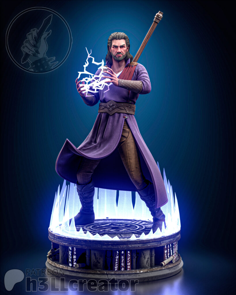 Gale - Baldur’s Gate 3 - figurka 3D Drukarnia Marzeń