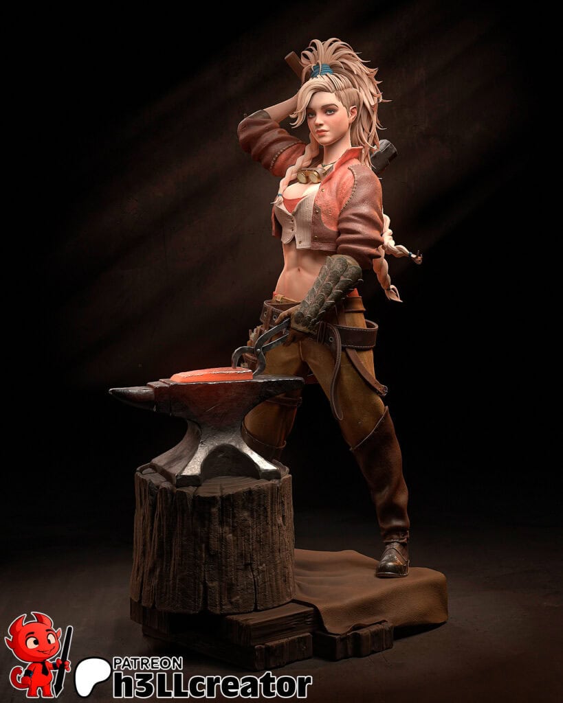 Gemma - Monster Hunter - figurka 3D Drukarnia Marzeń