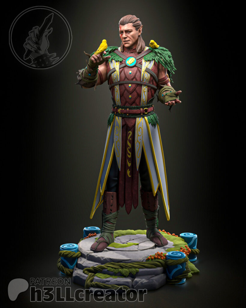 Halsin - Baldur’s Gate 3 - figurka 3D Drukarnia Marzeń
