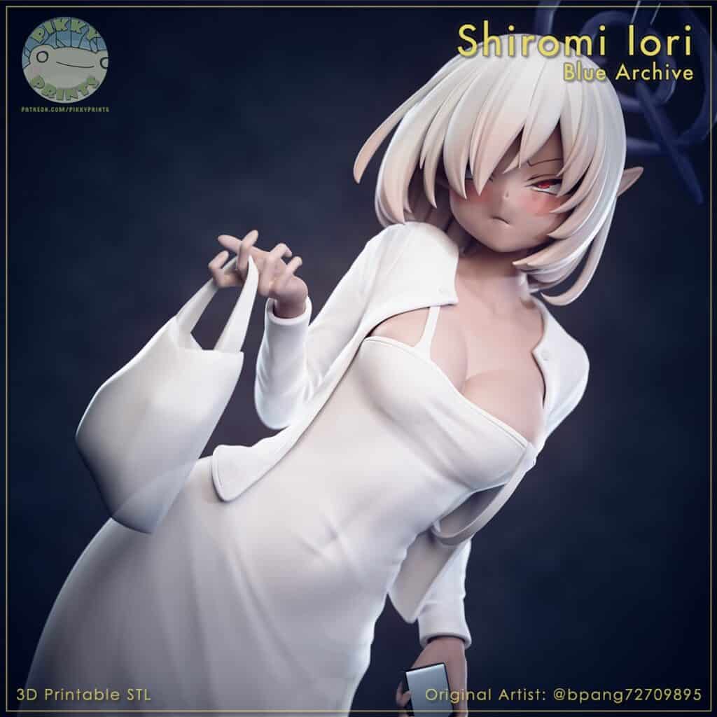 Iori Shiromi - Blue Archive - figurka 3D Drukarnia Marzeń