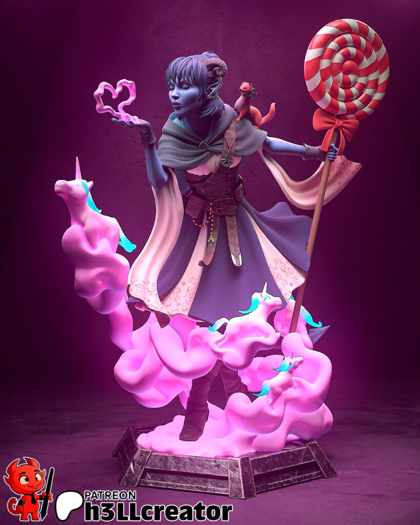 Jester - Critical Role - figurka 3D Drukarnia Marzeń