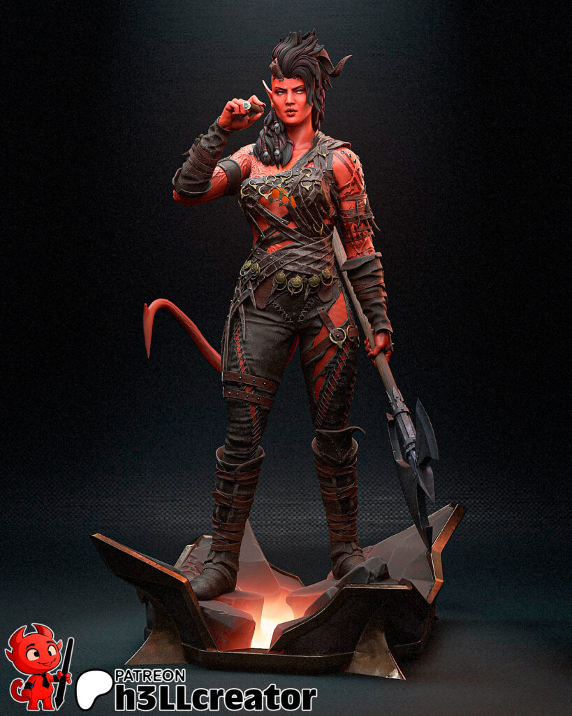 Karlach - Baldur’s Gate 3 - figurka 3D Drukarnia Marzeń