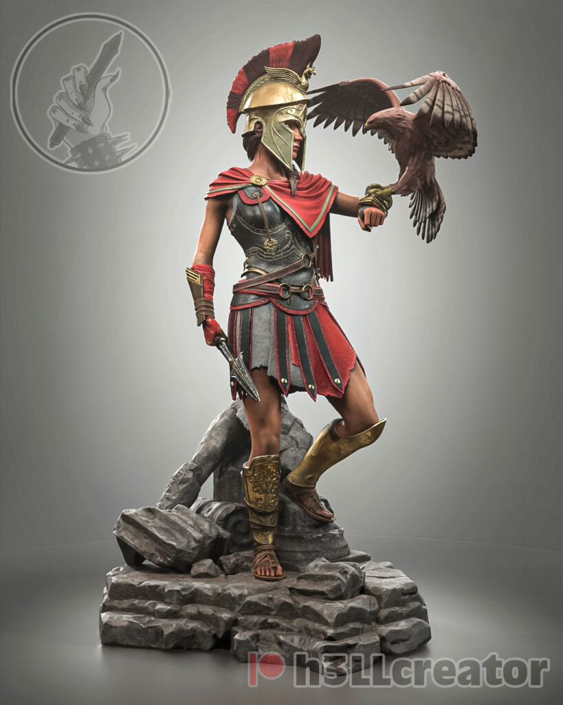 Kassandra - Assassin's Creed Odyssey - figurka 3D Drukarnia Marzeń