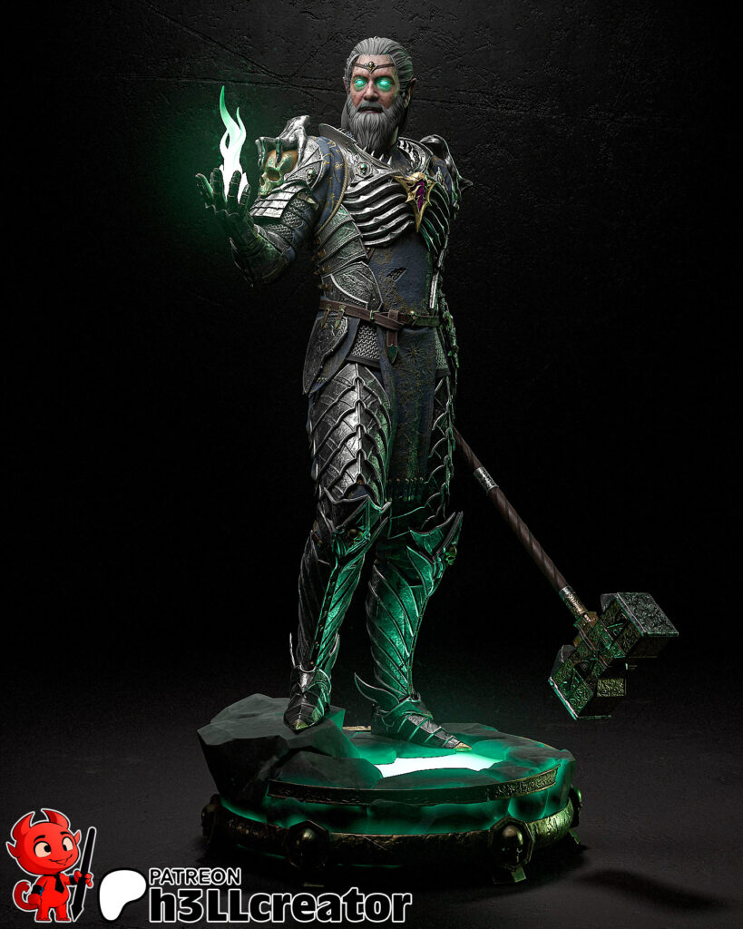 Ketheric Thorm - Baldur's Gate 3 - figurka 3D Drukarnia Marzeń