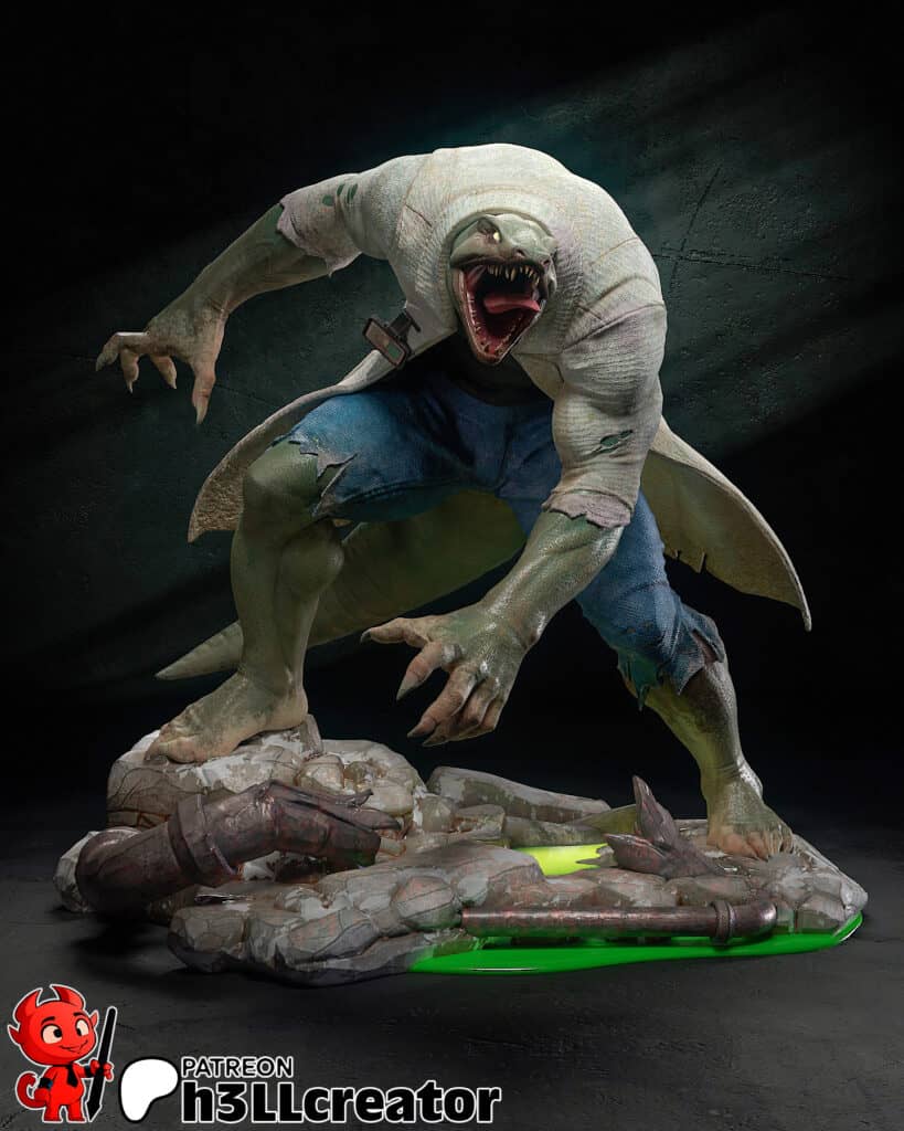Lizard - SpiderMan - figurka 3D Drukarnia Marzeń