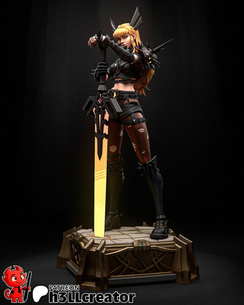 Magik - Marvel Rivals - figurka 3D Drukarnia Marzeń