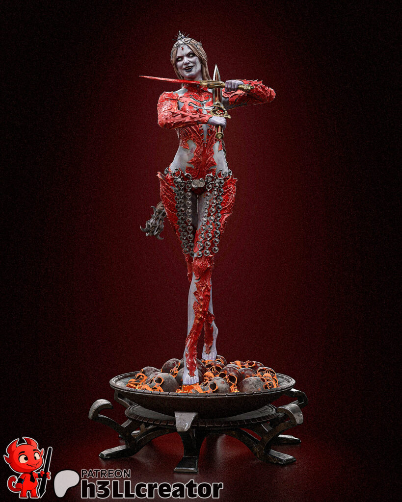 Orin the Red - Baldur’s Gate 3 - figurka 3D Drukarnia Marzeń