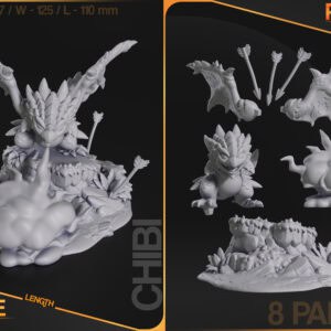 Chibi Rathalos - Monster Hunter World - miniatura 6