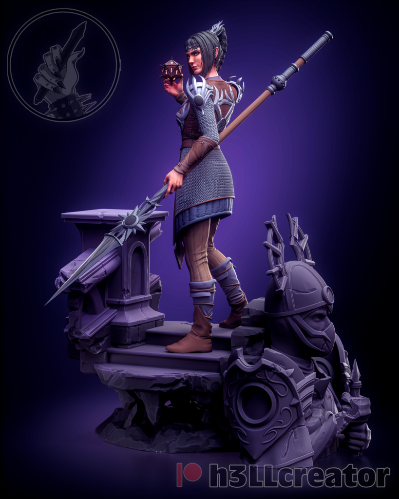 Shadowheart - Baldur’s Gate 3 - figurka 3D Drukarnia Marzeń
