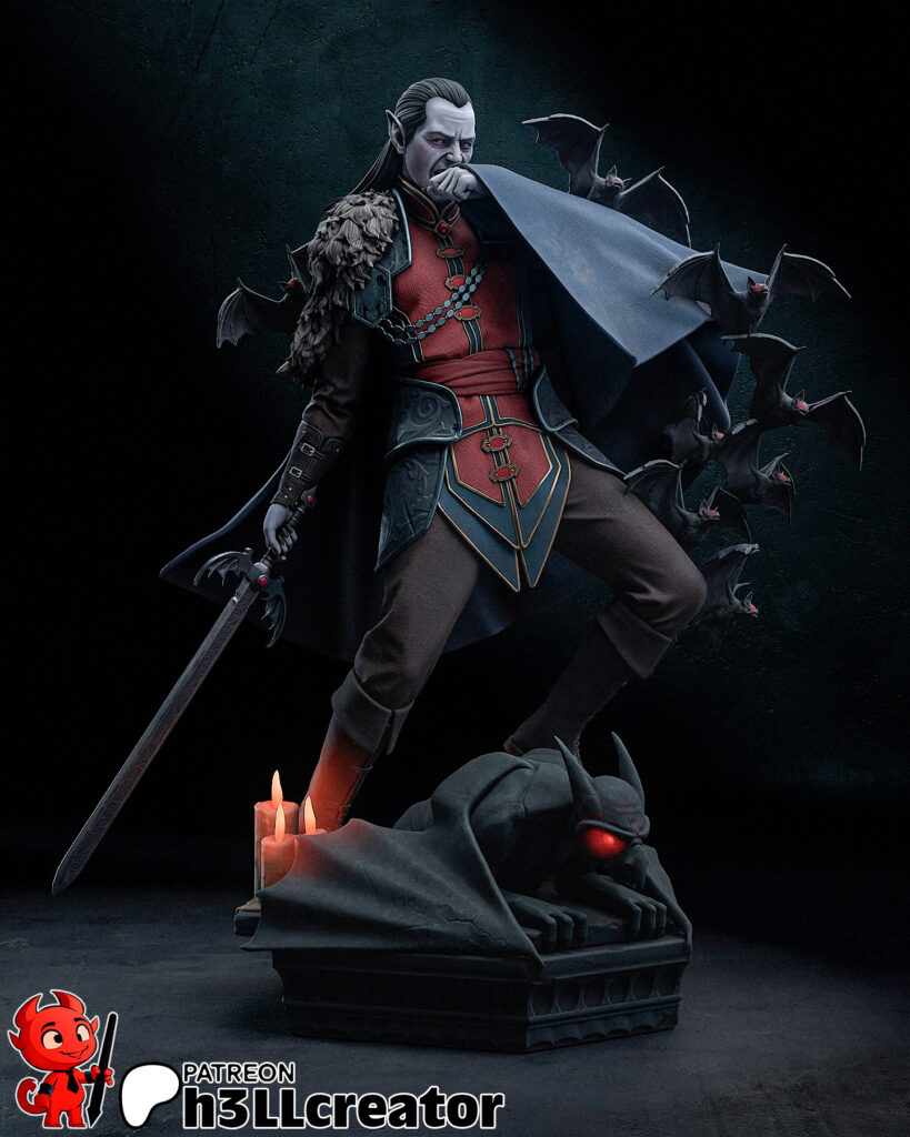 Strahd von Zarovich - Dungeon & Dragons - figurka 3D Drukarnia Marzeń