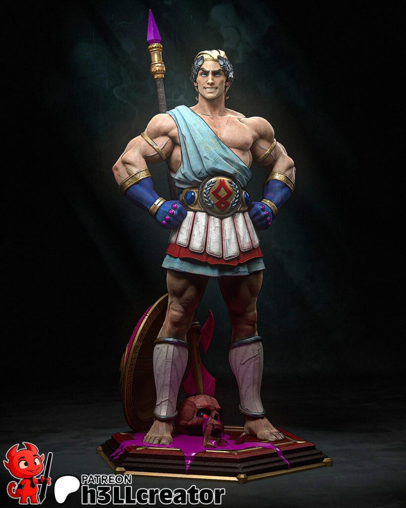 Theseus - Hades - figurka 3D Drukarnia Marzeń