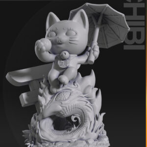Chibi Turbo Granny Cat - Dandadan - miniatura 2