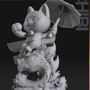 Chibi Turbo Granny Cat - Dandadan - miniatura 3