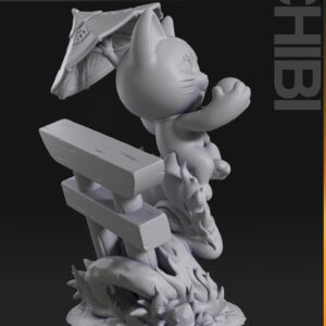 Chibi Turbo Granny Cat - Dandadan - miniatura 4