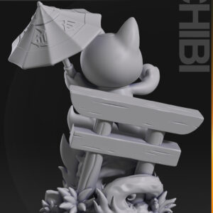 Chibi Turbo Granny Cat - Dandadan - miniatura 5