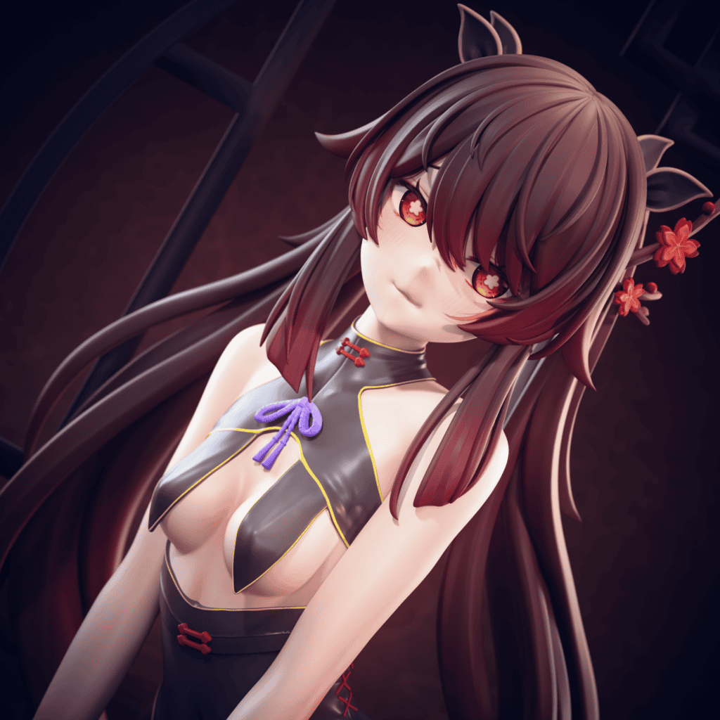 Hu Tao - Genshin Impact - figurka 3D Drukarnia Marzeń