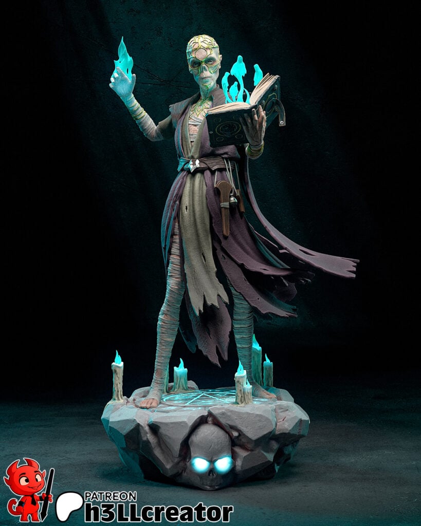 Withers - Baldur’s Gate 3 - figurka 3D Drukarnia Marzeń