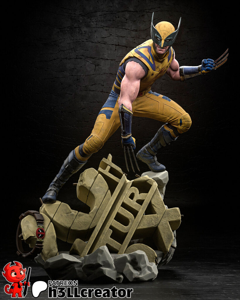 Wolverine - Deadpool & Wolverine - figurka 3D Drukarnia Marzeń