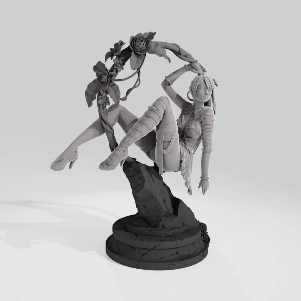 Kaine - Nier Replicant - figurka 3D Drukarnia Marzeń