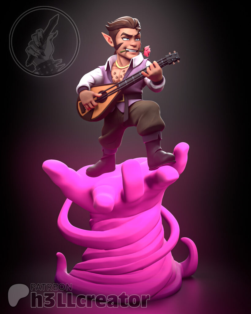 Scanlan - The Legend Of Vox Machina - figurka 3D Drukarnia Marzeń