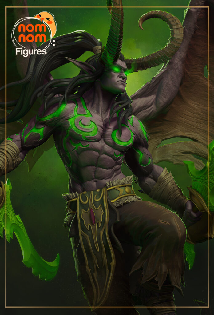 Illidan Stormrage - World of Warcraft - figurka 3D Drukarnia Marzeń
