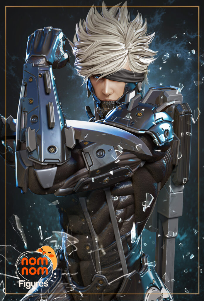 Raiden - Metal Gear Solid - figurka 3D Drukarnia Marzeń