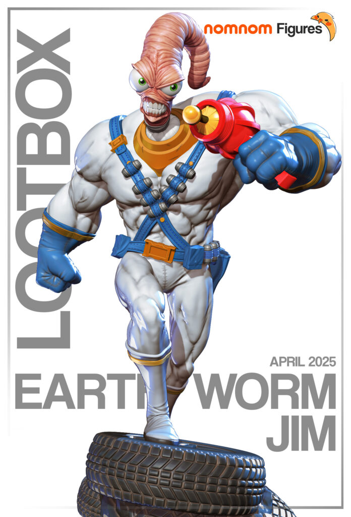 Earthworm Jim - figurka 3D Drukarnia Marzeń