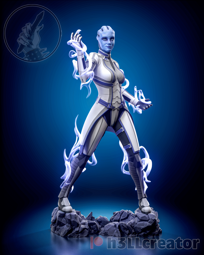 Liara - Mass Effect - figurka 3D Drukarnia Marzeń