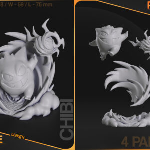 Chibi Gengar - Pokemon - miniatura 4