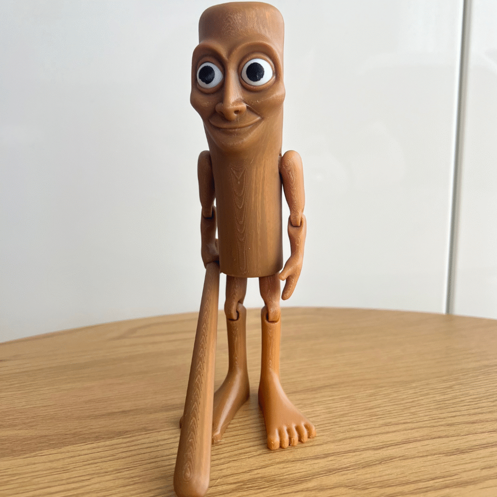Figurka Przegubowy Tung Tung Sahur Tik tok - figurka 3D Drukarnia Marzeń