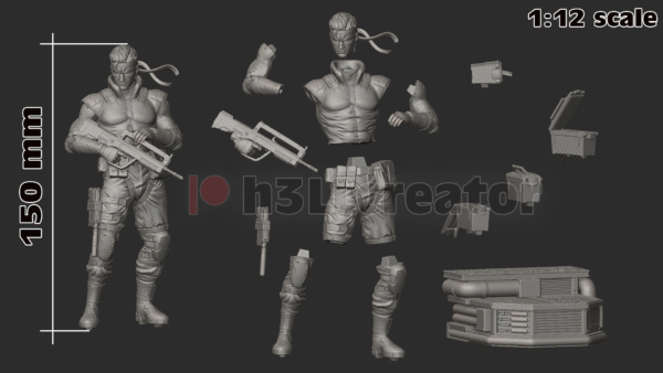 Solid Snake - Metal Gear Solid - obrazek 7