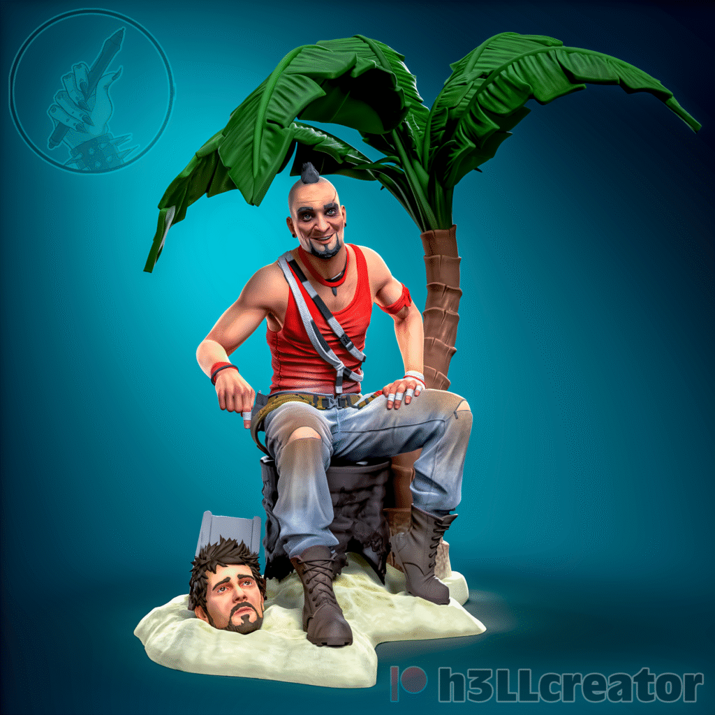 Vaas - Far Cry - figurka 3D Drukarnia Marzeń