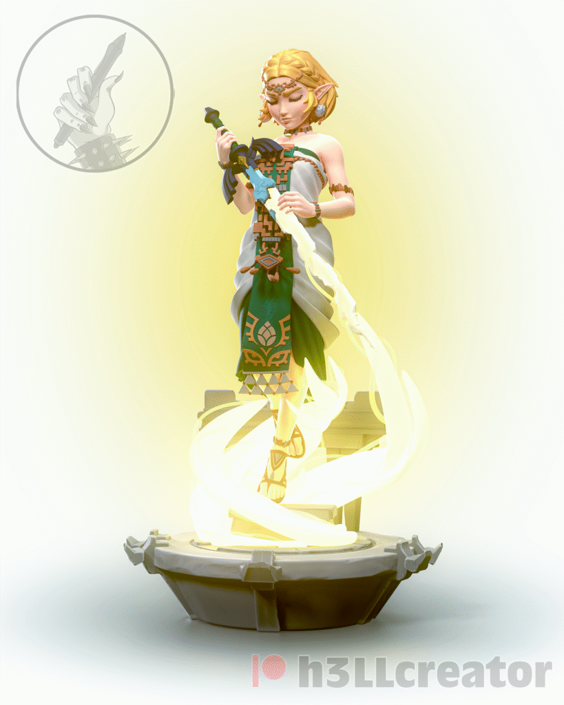 Zelda - The Legend of Zelda - figurka 3D Drukarnia Marzeń