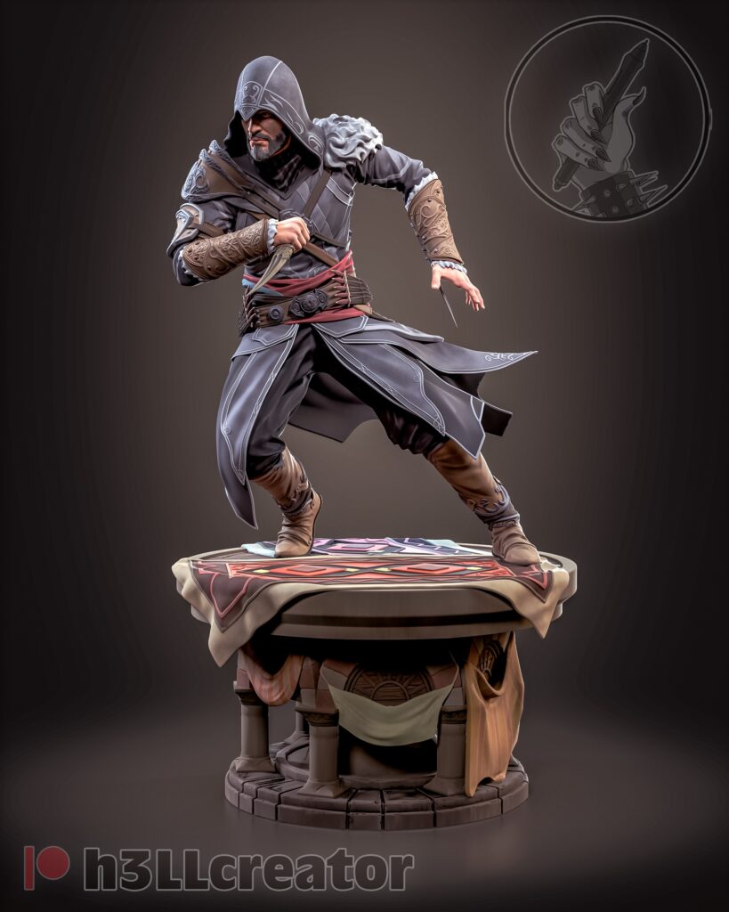 Ezio Auditore - Assassin's Creed - figurka 3D Drukarnia Marzeń