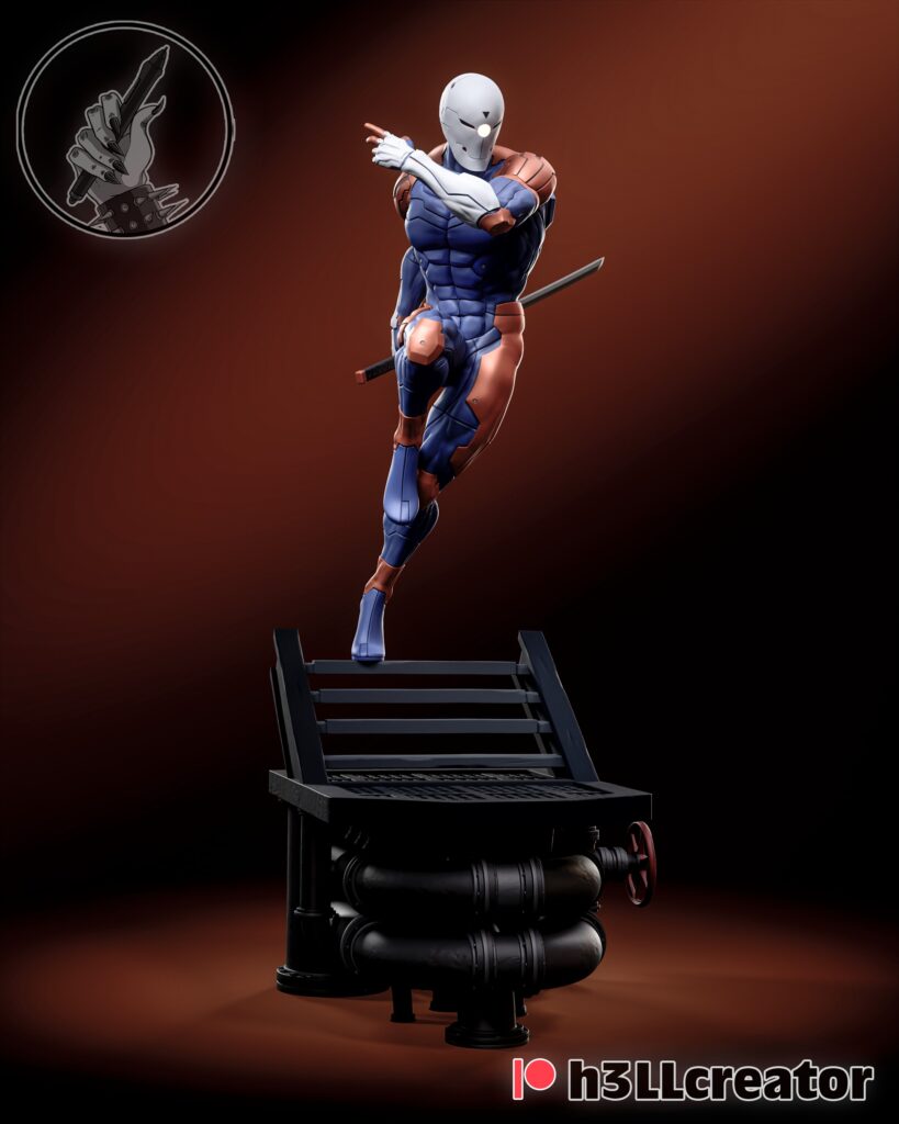 Gray Fox - Metal Gear Solid - figurka 3D Drukarnia Marzeń