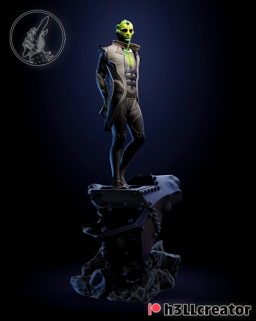 Thane Krios - Mass Effect - figurka 3D Drukarnia Marzeń