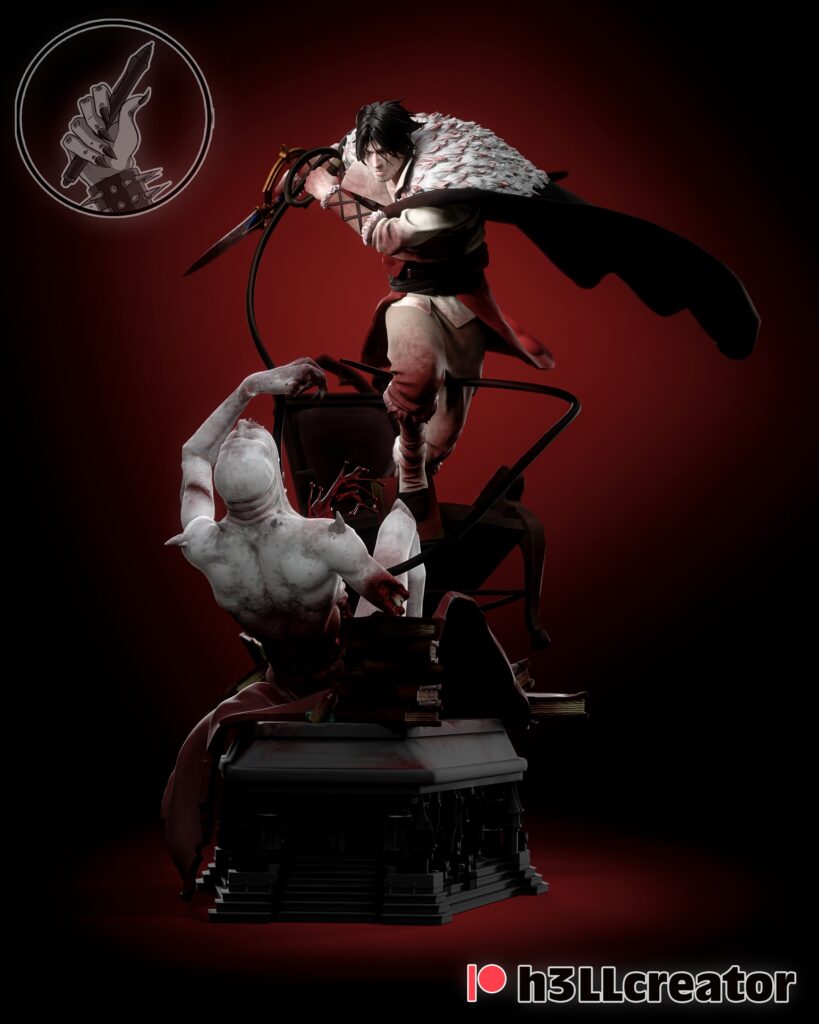 Trevor Belmont - Castlevania - figurka 3D Drukarnia Marzeń