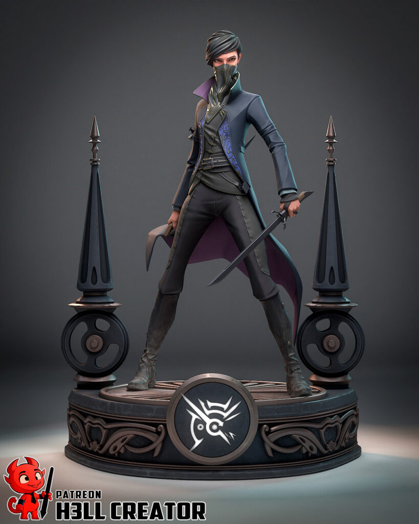 Emily - Dishonored - figurka 3D Drukarnia Marzeń