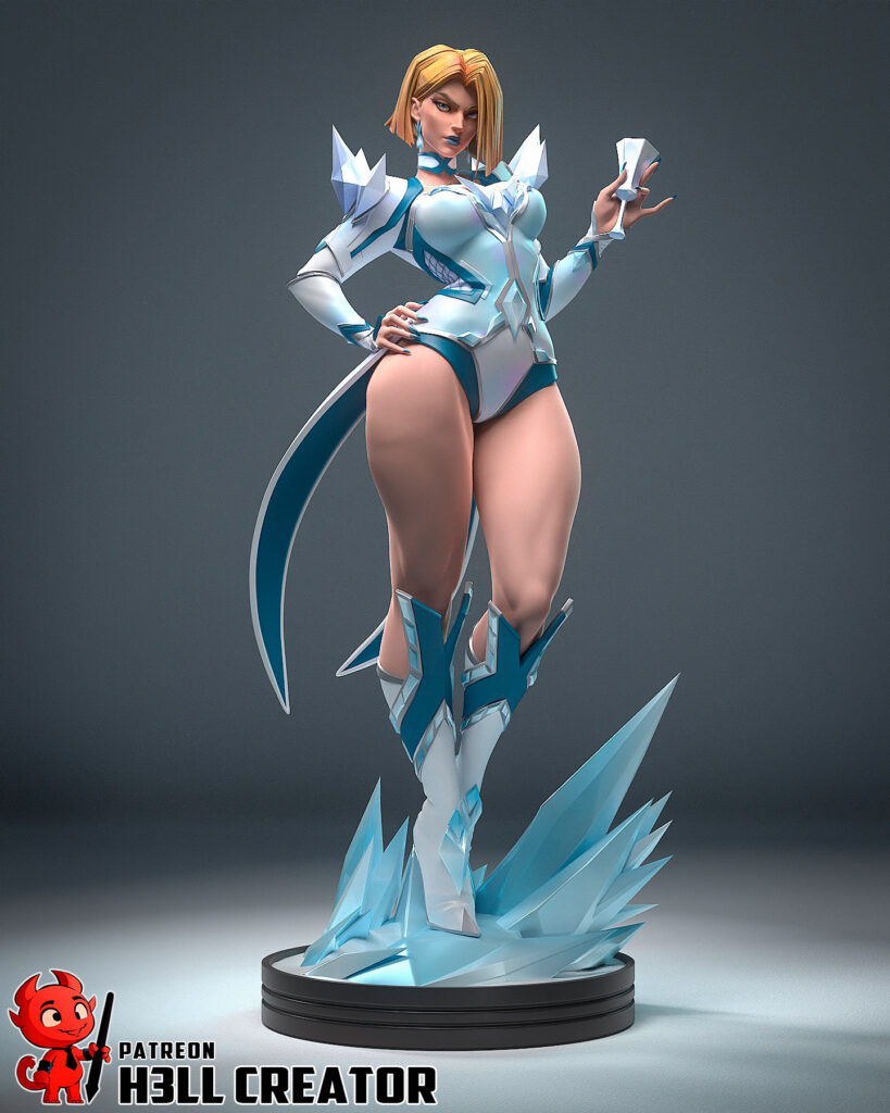 Emma Frost - Marvel Rivals - figurka 3D Drukarnia Marzeń