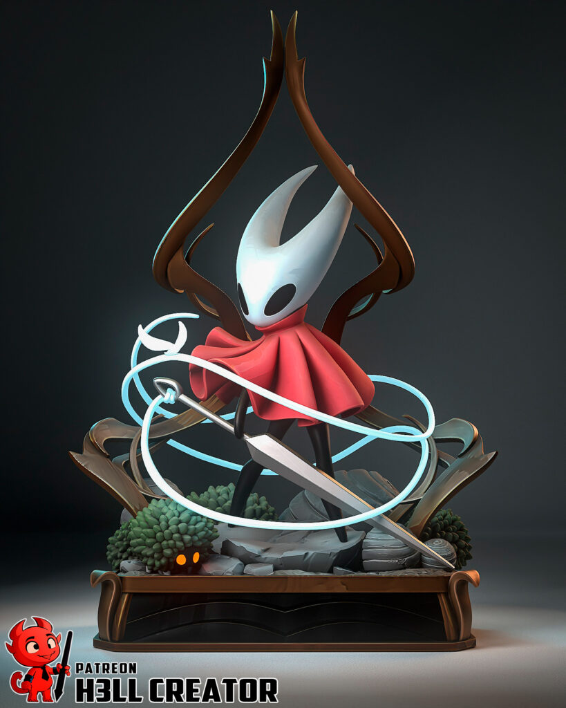 Hornet - Hollow Knight - figurka 3D Drukarnia Marzeń