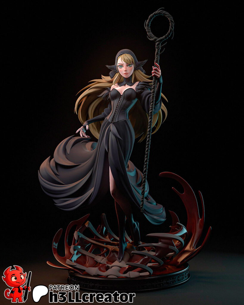 Marcille - Dungeon Meshi - figurka 3D Drukarnia Marzeń