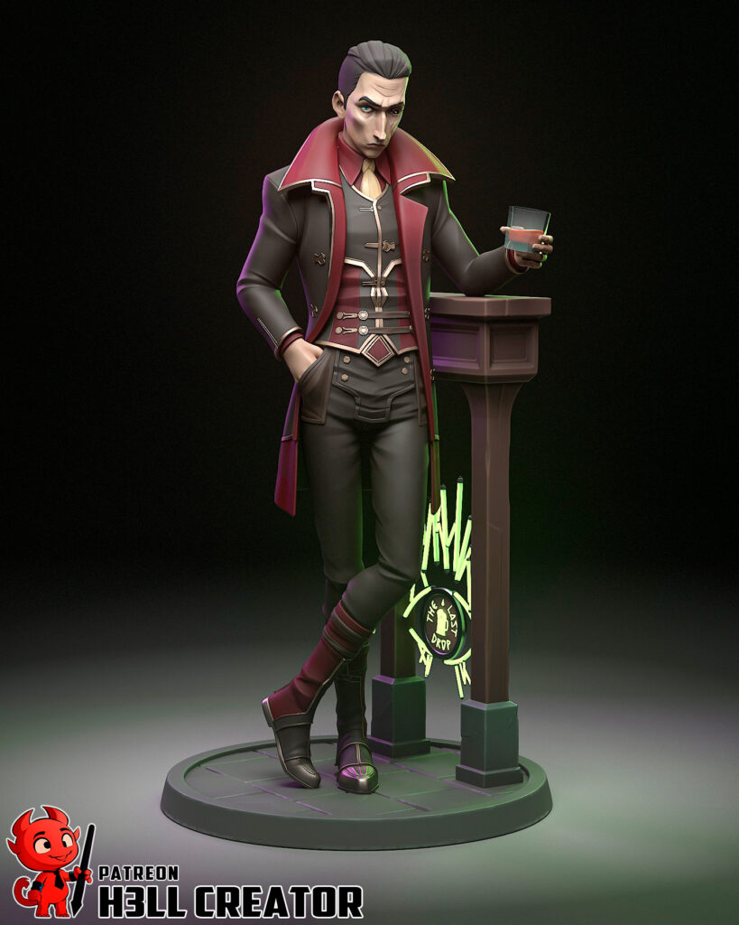 Silco - Arcane - figurka 3D Drukarnia Marzeń