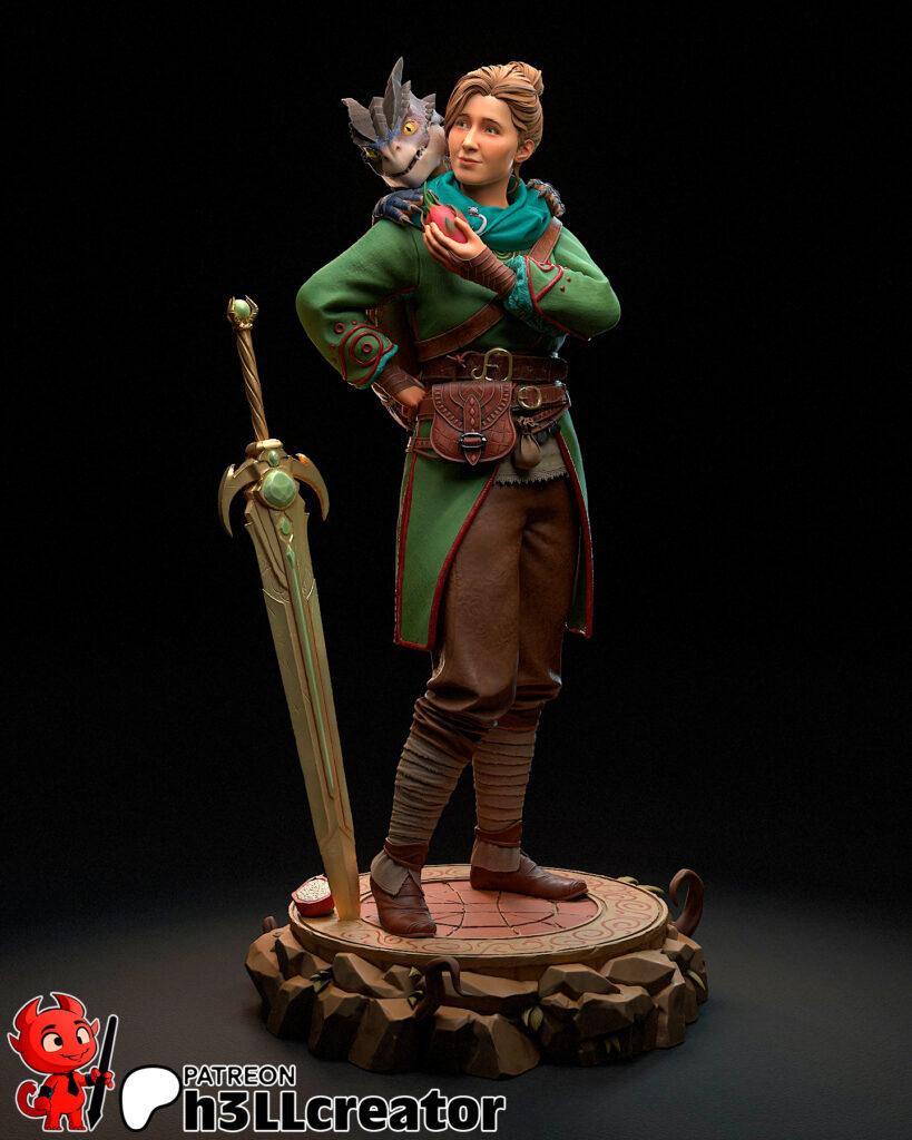 Zoe - Split Fiction - figurka 3D Drukarnia Marzeń